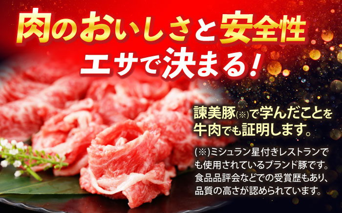 【特Aのブランド米で育てた】諫美牛 しゃぶしゃぶ・すき焼き用 500g(250g×2) / 牛肉 ぎゅうにく 和牛 牛 肉 国産 しゃぶしゃぶ すき焼き / 諫早市 / 株式会社土井農場 [AHAD092]