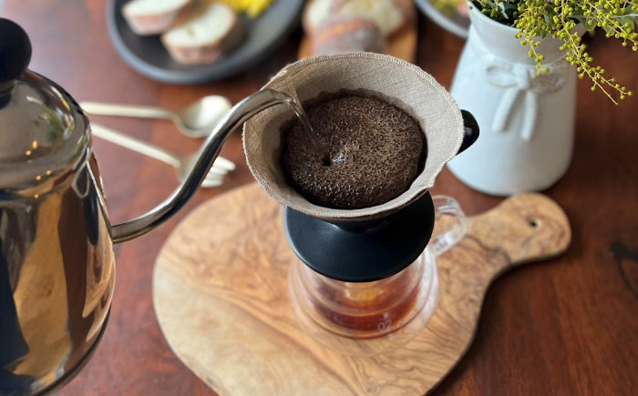 洗えるコーヒーフィルター 円錐型6枚（1～4杯用）/ 布 フィルター エコ eco 繰り返し 洗える コーヒー コーヒー豆 ドリップ 円錐 COFFEE coffee 珈琲 / 諫早市 / 株式会社美泉 [AHAP047]