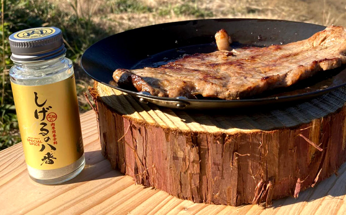 しげるの八番3本セット / スパイス 肉 オニオン にんにく 胡椒 唐辛子 / 諫早市 / 株式会社飯盛グリーン開発 [AHCY001]