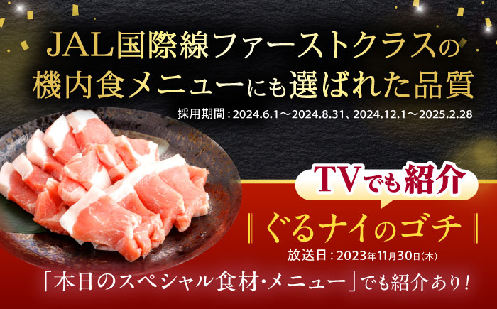 諫美豚焼肉セット計1.2kg / 豚肉 ロース バラ モモ 焼肉 小分け / 諫早市 / 株式会社土井農場 [AHAD057]