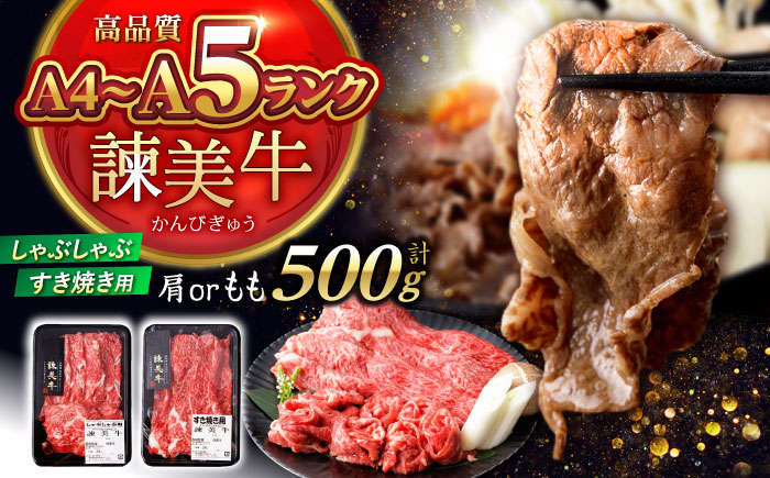 【特Aのブランド米で育てた】諫美牛 しゃぶしゃぶ・すき焼き用 500g(250g×2) / 牛肉 ぎゅうにく 和牛 牛 肉 国産 しゃぶしゃぶ すき焼き / 諫早市 / 株式会社土井農場 [AHAD092]
