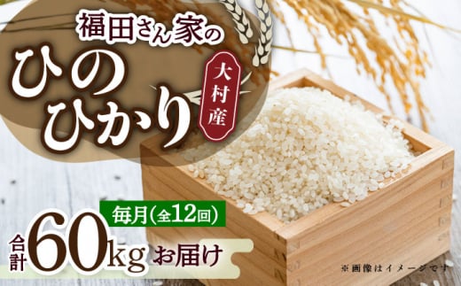 【令和7年度産】【全12回定期便】お米5kg 定期便コース / 米 おこめ お米 白米 / 大村市 / 一般社団法人大村市物産振興協会[ACAB143]
