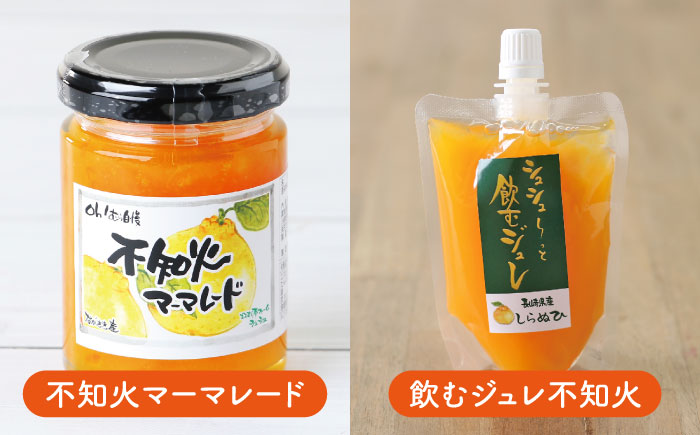 シュシュオリジナル 不知火味わい4種セット / しらぬい ジュース マーマレード ジュレ オレンジ / 大村市 / おおむら夢ファーム [ACAA483]