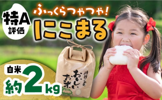 長崎県産 にこまる 約2kg / 米 おこめ お米 白米 / 大村市 / かとりストアー[ACAN010]