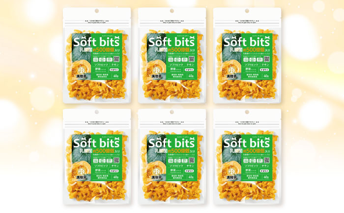 Softbits ドッグフード かぼちゃ（40g×6P）/ ドッグフード 犬 いぬ ドッグ おやつ ペットフード / 大村市 / サポート [ACAM018]