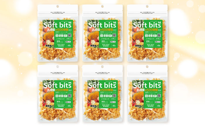 Softbits ドッグフード 野菜ミックス（40g×6P）/ ドッグフード 犬 いぬ ドッグ おやつ ペットフード / 大村市 / サポート [ACAM021]