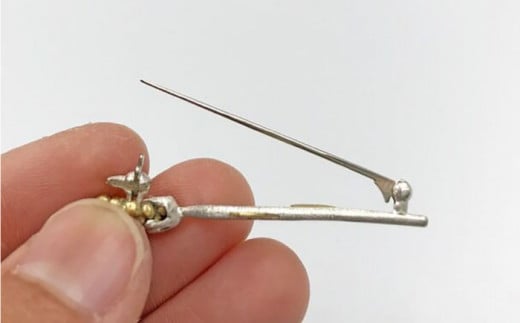 ハハコグサ ブローチ アクセサリー 大村市 Barie[ACYO002]