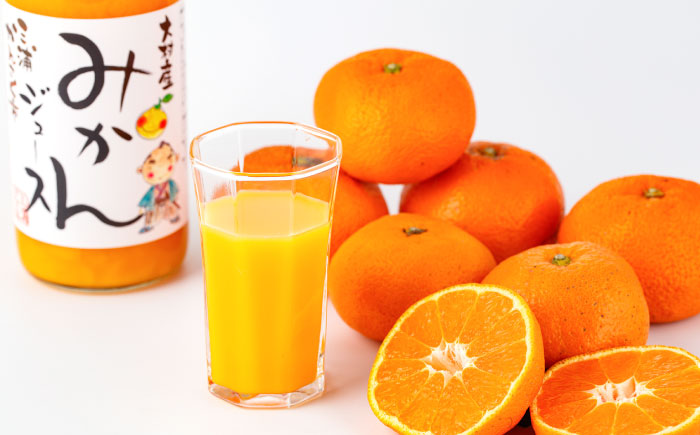 みかんジュース　720ml×2本 大村市 三浦かんさく市 [ACAE016]