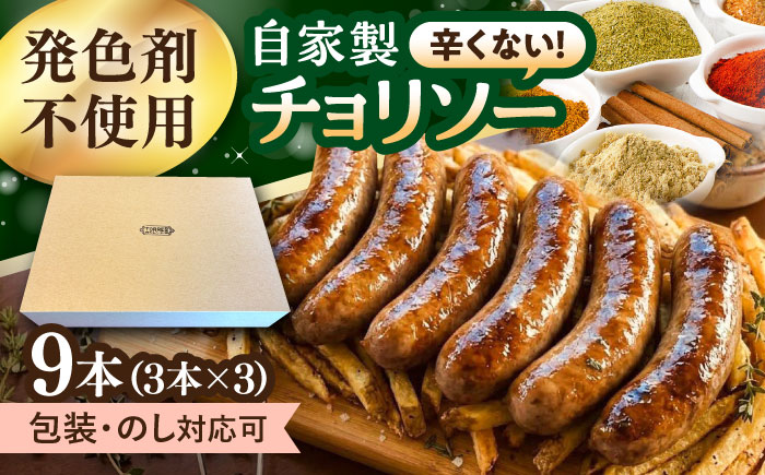 チョリソー　9本（3本入×3パック） 大村市 / Torres手作りハムベーコン工房[ACYW005]