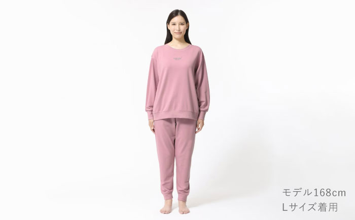 BAKUNE スウェット ウィメンズ 長袖 上下 疲労回復 リカバリー ウェア　【 ピンク / XLサイズ 】　/ テンシャル bakune パジャマ リカバリーウェア 疲労回復 スウェット / 大村市 / 株式会社TENTIAL [ACAD064]