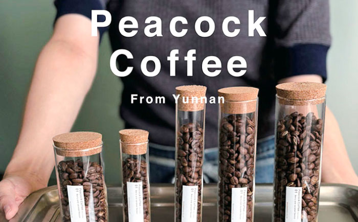 浅煎り 雲南コーヒー 2種 計200g / ピーコックコーヒー スペシャリティコーヒー 珈琲 / 大村市 / サニーサイドファクトリー [ACCK001]