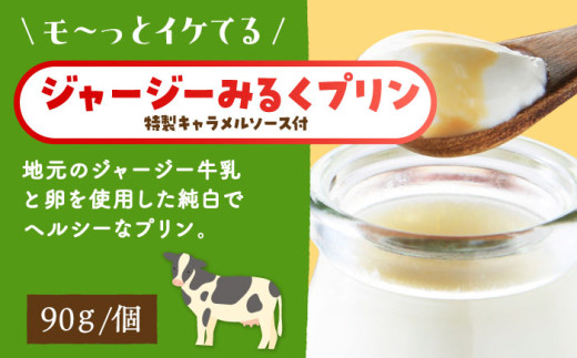 シュシュプリンとジャージーみるくプリンセット 6個入 / プリン ぷりん スイーツ ミルク みるく  / 大村市 / おおむら夢ファームシュシュ[ACAA013]