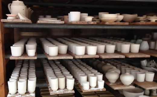 カラーシリーズ　スープ碗  グリーン / 小鉢 スープカップ デザートカップ / 大村市 / 陶磁工房 一朶[ACZV008]