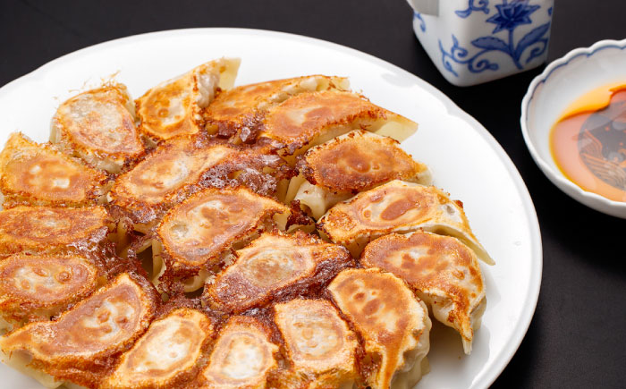 SPF豚「芳寿豚」餃子 計72個（18個×4袋）/ 餃子 ぎょうざ ギョウザ ギョーザ 焼餃子 水餃子 冷凍 惣菜 / 大村市 / かとりストアー [ACAN120]