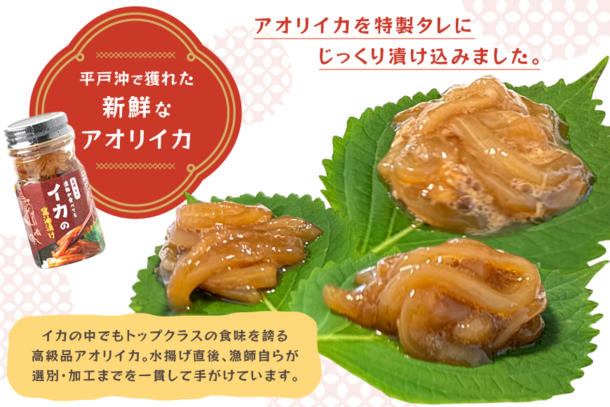 ご飯のお供 あぶらみそ イカ 醤油漬け 3本 ランダムでお届け 12回 定期便 総計36本 [康貴丸水産 長崎県 平戸市 hr42bgy400206] お取り寄せ おにぎり おかず 具材 油味噌 魚 さかな 塩辛