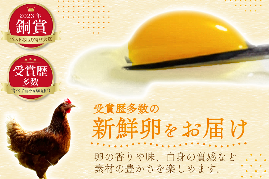 卵 平飼い たまご タマゴ 玉子 新鮮 6回 定期便 平飼い放牧卵「itadaki」4パック 24個／回  総計144個 [ナチュラルエッグラボ 長崎県 平戸市 hr42bgy420061] 6ヶ月 鶏卵 オーガニック 放し飼い お取り寄せ 人気