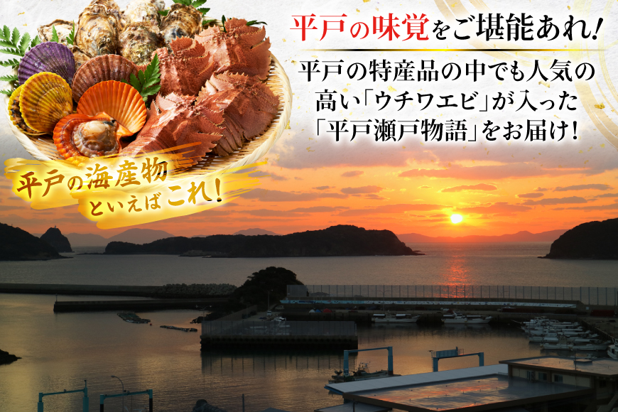 ウチワエビ えび サザエ ヒオウギ貝 平戸 海鮮 3種 盛り合わせ [平戸さくら水産 長崎県 平戸市 hr42bgy420174] 魚介 えび 貝 さざえ 海鮮