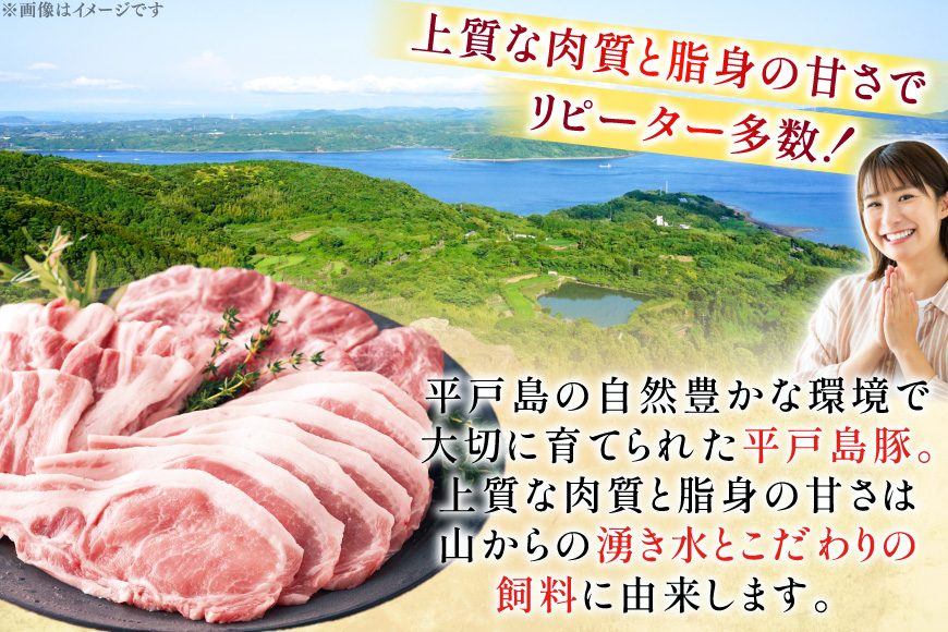 ロース 肩ロース 豚バラ 平戸島豚 焼肉セット 約1.2kg [前川精肉店 長崎県 平戸市 hr42bgy420067] 豚肉 焼肉 焼き肉 バーベキュー BBQ 