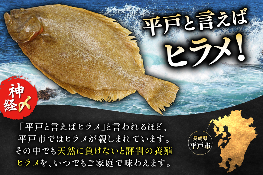 フライ 神経〆平戸ひらめ 200g 2パック 合計 400g [イワミ水産 長崎県 平戸市 hr42bgy400085] ヒラメ 白身魚 養殖 冷凍 衣付き 簡単調理 揚げ物 お弁当 おつまみ