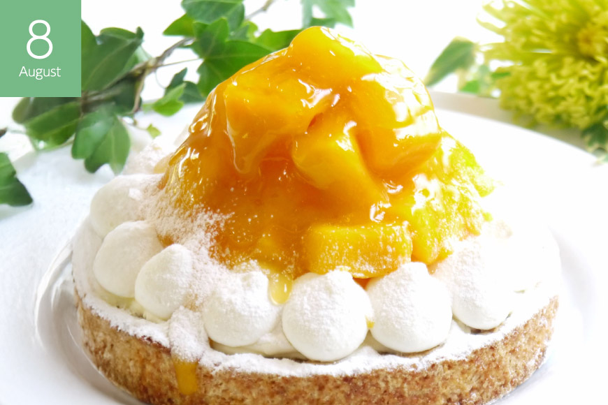 タルト 夏タルトA 1ホール 12cm 3回 定期便 夏香 白桃 マンゴー [心優-Cotoyu sweets- 長崎県 平戸市 hr42bjo490184] スイーツ フルーツ ケーキ 果物 ギフト 誕生日