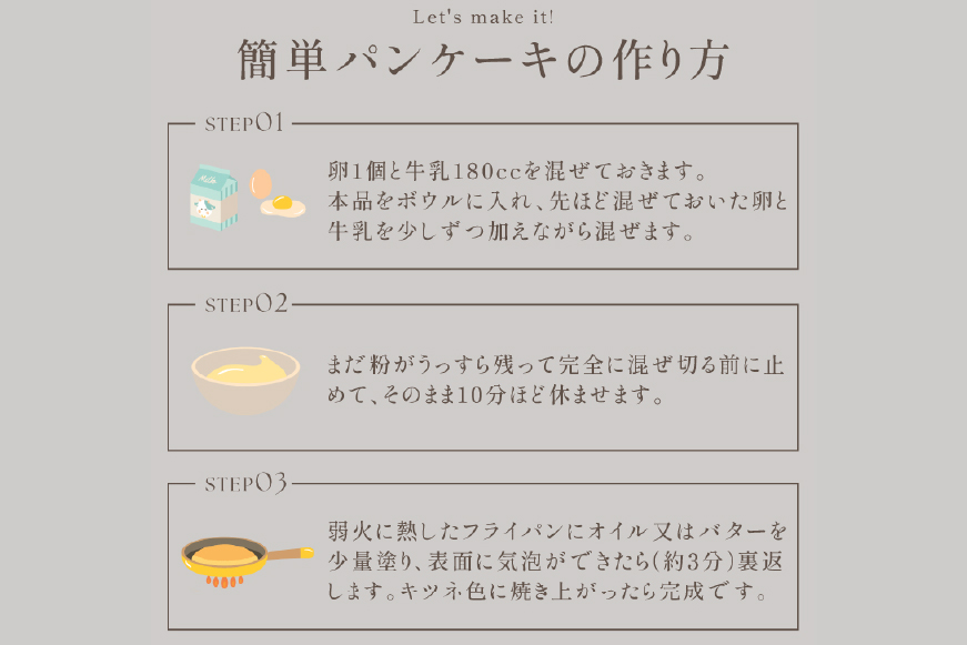 パンケーキ ミックス 200g 4袋 計 800g [心優-Cotoyu Sweets- 長崎県 平戸市 hr42bgy420117] ホットケーキ HM 小麦粉 手作り 朝食 あさごはん