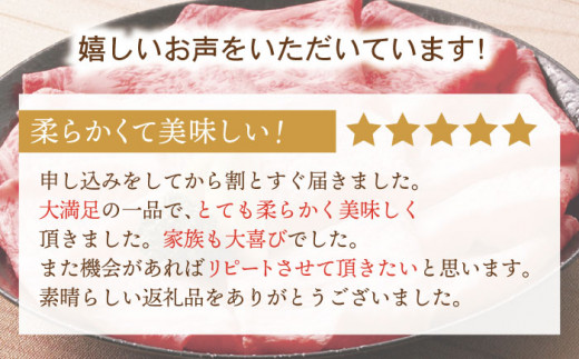 特選 平戸和牛 ローススライス 約600g【萩原食肉産業有限会社】[KAD020]/ 長崎 平戸 肉 牛 牛肉 黒毛和牛 和牛 しゃぶしゃぶ すきやき すき焼き ロース スライス 冷蔵 鍋  