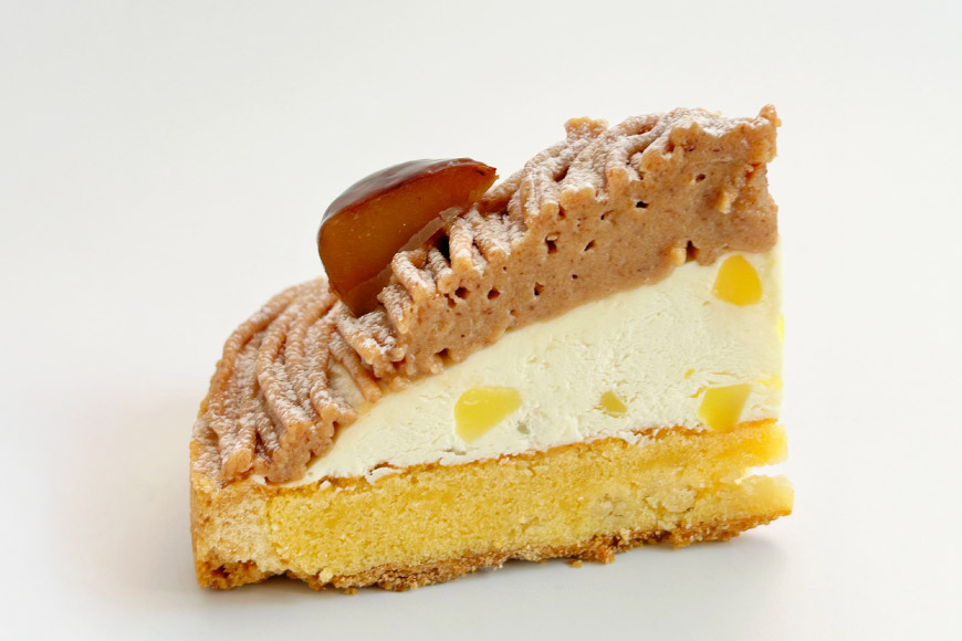 タルト モンブラン 1ホール 12cm 2回 定期便 [心優-Cotoyu sweets- 長崎県 平戸市 hr42bjo490181] スイーツ ケーキ 果物 フルーツ モンブランタルト 栗 いちご チーズ ホールケーキ ギフト 誕生日