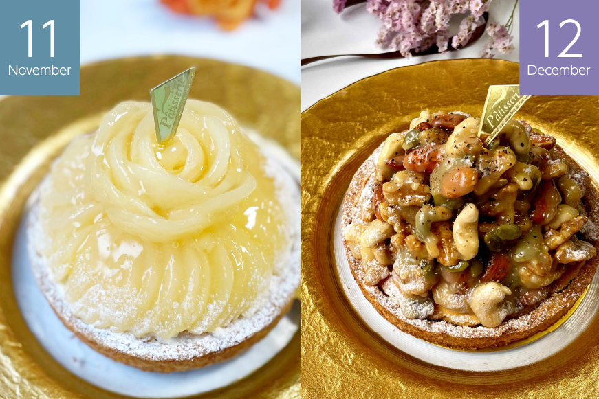 ケーキ 大人のタルト 定期便 3回 総計3ホール [心優-Cotoyu Sweets- 長崎県 平戸市 hr42bjo490095] スイーツ タルト 食べ比べ 果物 フルーツ いちご モンブラン ティラミス チョコ ホールケーキ 誕生日