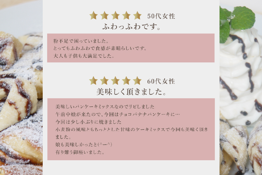 パンケーキ ミックス 200g 4袋 12回 定期便 総計9.6kg [心優-Cotoyu Sweets- 長崎県 平戸市 hr42bgy420102] ホットケーキ HM 小麦粉 手作り 朝食 あさごはん