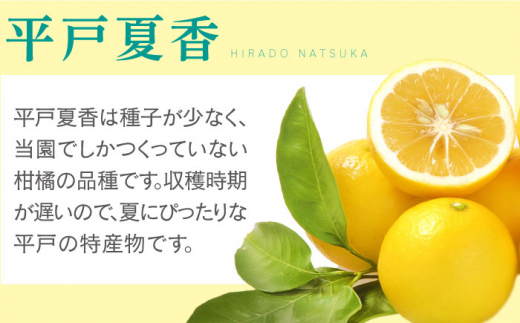 みかんジュース3本セット【善果園】[KAA359]/ 長崎 平戸 飲料 ジュース 柑橘 夏香 