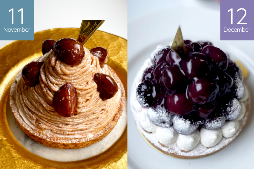 ケーキ タルト 1ホール 12cm 12種 食べ比べ 各回1ホール 6回 定期便 総計6ホール [心優-Cotoyu sweets- 長崎県 平戸市 hr42bjo490221] スイーツ フルーツ いちご 桃 マンゴー ベリー チェリー 夏香 パイナップル オレンジ モンブラン ティラミス チョコ ホールケーキ