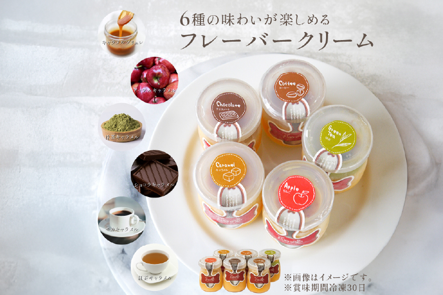キャラメル ブリュレ プリン 6種×1個 計6個 セット 6回 定期便 総計36個 [心優-Cotoyu Sweets- 長崎県 平戸市 hr42bjo490237] なめらか 生キャラメル パンナコッタ カラメル ご褒美