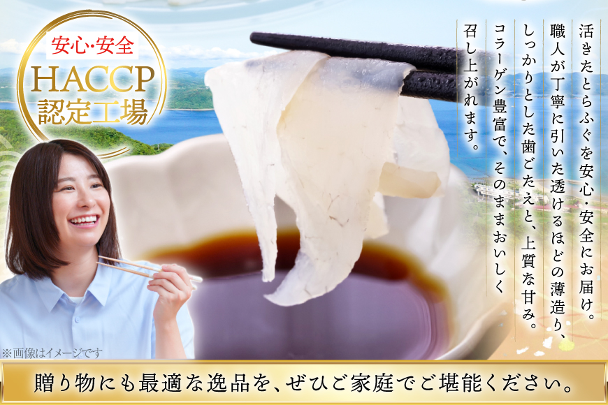 ふぐ 刺身 セット 活〆 おうごんとらふぐ 刺身セット 2人前 12回 定期便 [松永水産 長崎県 平戸市 hr42bgy400015] ふぐ刺し とらふぐ フグ 河豚 てっさ 魚介 さかな お刺身 刺身用 さしみ 冷凍 湯引き 海鮮 切り身