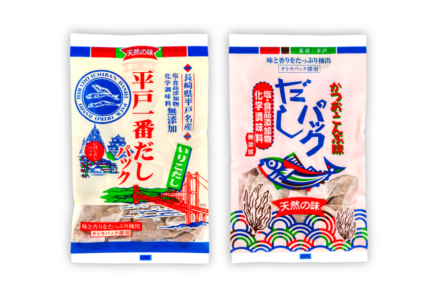 だし かつお いりこ だし 2種詰合せ 8g 8包 4袋 計8袋 [長田食品 長崎県 平戸市 hr42bgy410205] 出汁 一番だし 昆布