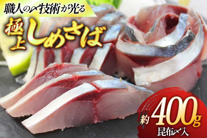 しめ鯖  冷凍 しめさば セット 100g 4 約 400  [ひらど新鮮市場 長崎県 平戸市 hr42bgy400096] 詰め合わせ サバ 鯖 魚 海鮮 国産 小分け 個包装 おつまみ