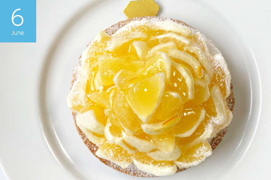 タルト 夏タルトB 1ホール 12cm 3回 定期便 夏香 パイン オレンジ＆ピンクグレープフルーツ [心優-Cotoyu sweets- 長崎県 平戸市 hr42bjo490185] スイーツ フルーツ ケーキ 果物 ギフト 誕生日