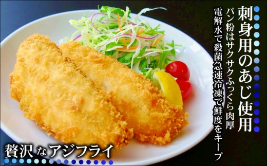 【B8-008】「アジフライの聖地　松浦」ふっくらサクサク大判アジフライ＆贅沢な塩鯖