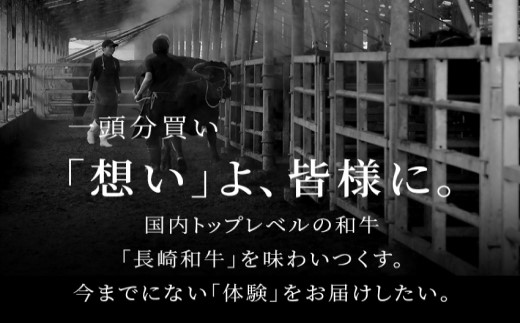 [全12回定期便]【和牛セレブ】長崎和牛一頭分買い ( 長崎和牛 和牛 セミオーダー 焼肉 すき焼き ) 【Z00-002】