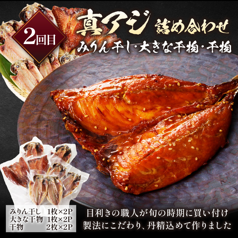 【全6回定期便】松浦堪能定期便 ( アジフライ まぐろ 肉 サバ缶 干物 みりん干し とらふぐ しゃぶしゃぶ すき焼き 海の幸定期便 美味しい 刺身 加工品 おかず )【H6-002】