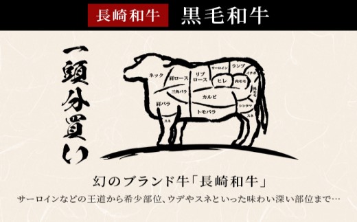 [全12回定期便]【和牛セレブ】長崎和牛一頭分買い ( 長崎和牛 和牛 セミオーダー 焼肉 すき焼き ) 【Z00-002】