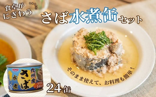 さば水煮缶セット(24缶)【C4-007】 サバ さば 鯖 缶詰 非常食 保存食 海鮮 さば缶 肴 おかず 栄養 健康