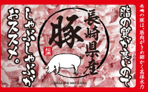 長崎県産豚肉切り落とし1kg(250g×4パック)【B0-156】 長崎県産豚 野菜炒め 豚キムチ 豚汁 料理の強い味方 豚 豚肉 豚切り落とし