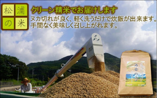 【令和6年産米】つづら水源の森を流れる水が育む松浦の米「ヒノヒカリ又はコシヒカリ」石倉の誉5kg( 米 ご飯 コシヒカリ ヒノヒカリ 5キロ お米 国産 石倉の誉 送料無料 )【A8-008】