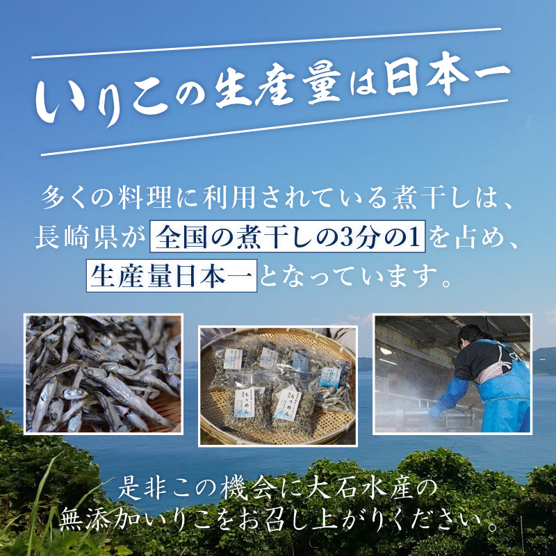 塩分無添加！そのまま食べておいしいいりこ100g×8袋( 塩分無添加 いりこ カルシウム おつまみ お子様のおやつ 大人気 小分け 長期保存 )【B0-153】