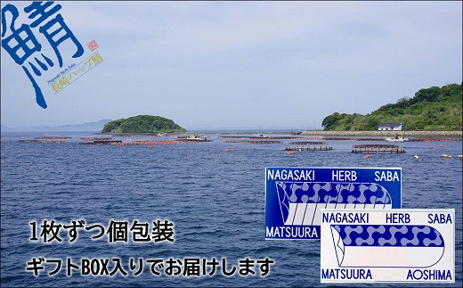 サバがこんなに美味しいなんて！長崎ハーブ鯖の「しめ鯖」と「炙りしめ鯖」食べ比べ( さば サバ 鯖 ハーブ しめ鯖 )【B2-130】