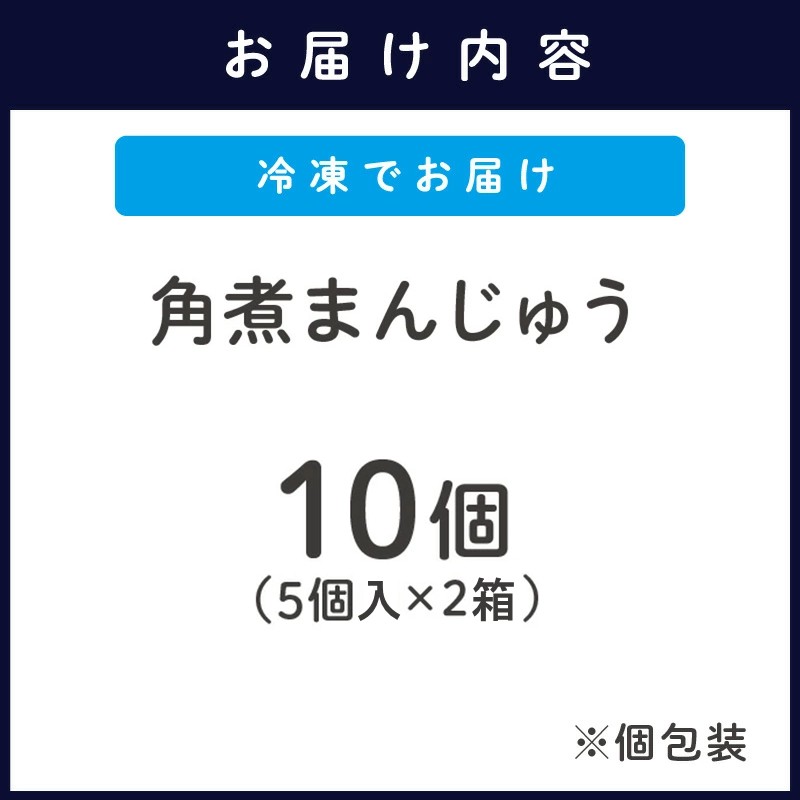 角煮まんじゅう10個(1箱5個入り×2箱)( 角煮 中華まん 贈答 お取り寄せ 長崎 送料無料 )【B4-089】