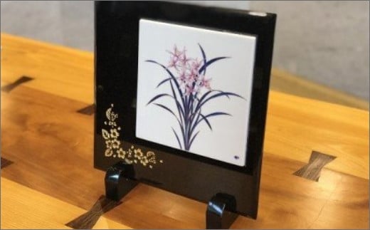 華やいだ空間づくりに　彩香石（蘭）( 彩香石 鷹島 御影石 オシャレ プレート )【G0-011】