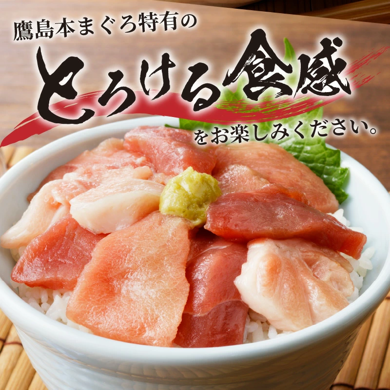 鷹島産本まぐろ 贅沢まぐろ たっぷり2人前(赤身と中・大トロの切り落とし200g)×4パック( まぐろ マグロ 鮪 大トロ 中トロ 赤身 本まぐろ 切り落とし 簡単解凍 )【134-0040】
