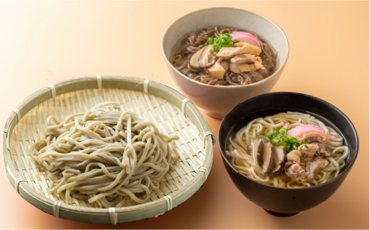 【対馬の味】対州 そば / 孝行麺 / 地鶏 椎茸 スープ セット 詰め合わせ《対馬市》【「匠」運営協議会】九州 長崎 麺 ご当地 [WBL001]