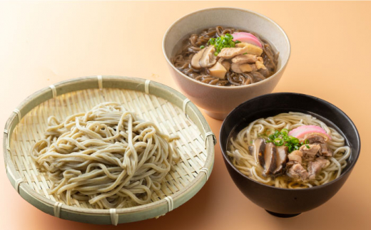 【全3回定期便】【対馬の味】対州 そば / 孝行麺 / 地鶏 椎茸 スープ セット 詰め合わせ《対馬市》【「匠」運営協議会】九州 長崎 麺 ご当地 [WBL004]